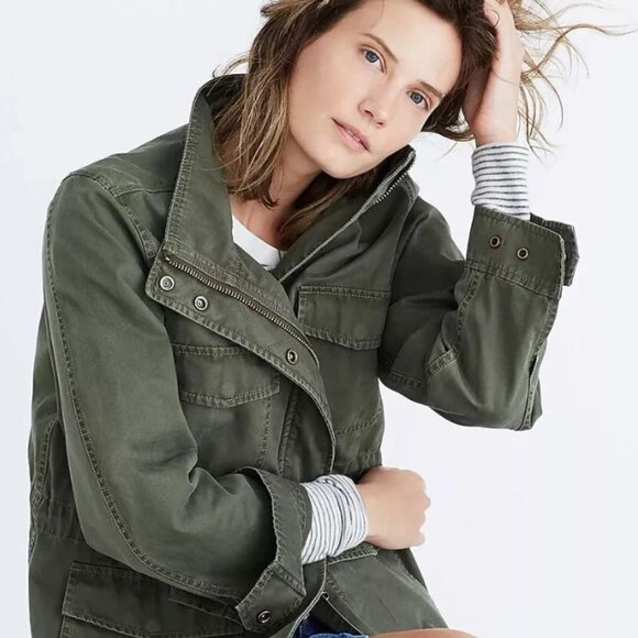 Madewell Surplus Jacket, Foliage Green (S) - Picture 3 of 15